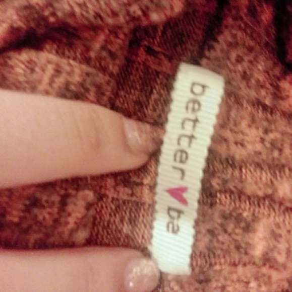 "better ❤ be" turtleneck crop top long sleeve - Picture 2 of 2